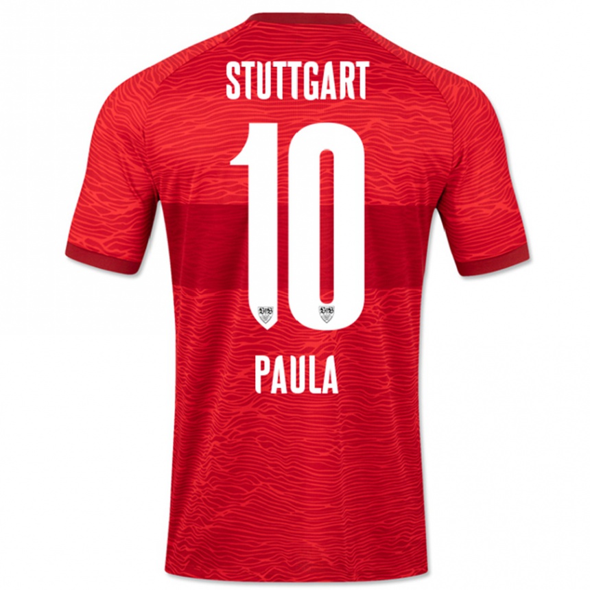 Niño Fútbol Camiseta Raul Paula #10 Rojo 2ª Equipación 2023/24 Perú