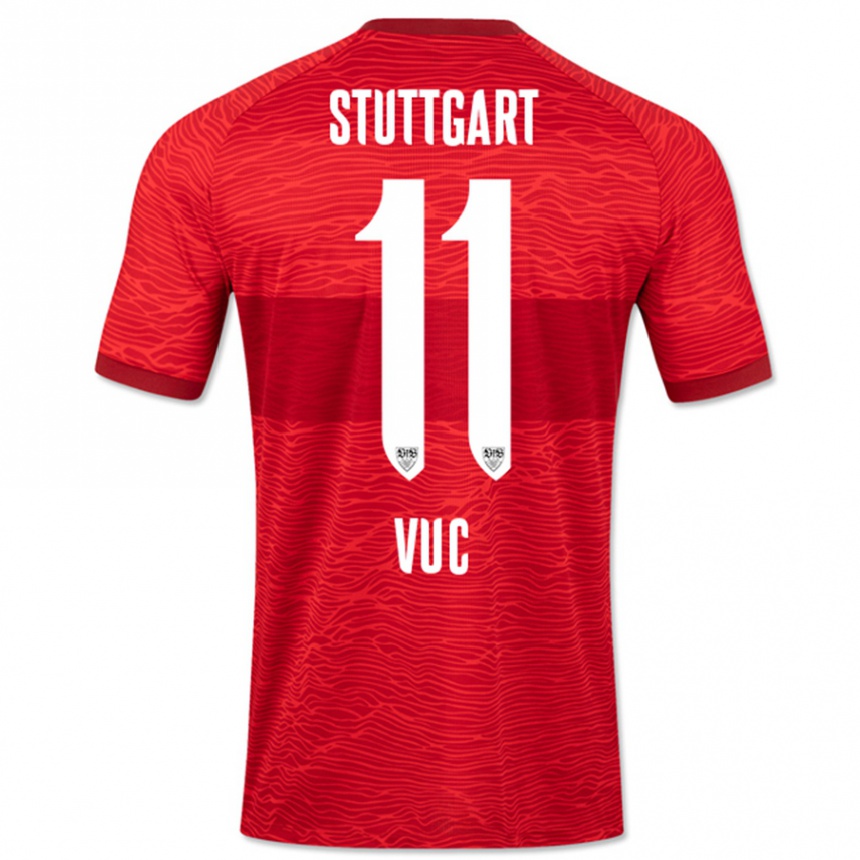 Niño Fútbol Camiseta Patrick Vuc #11 Rojo 2ª Equipación 2023/24 Perú