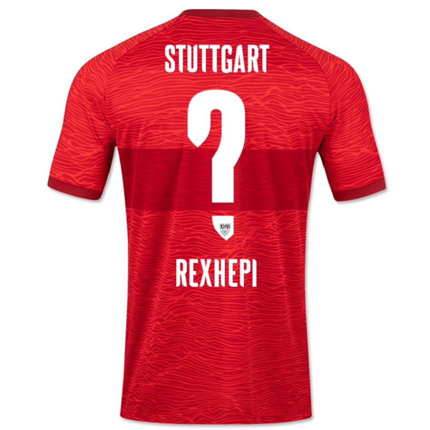 Niño Fútbol Camiseta Nuredin Rexhepi #0 Rojo 2ª Equipación 2023/24 Perú