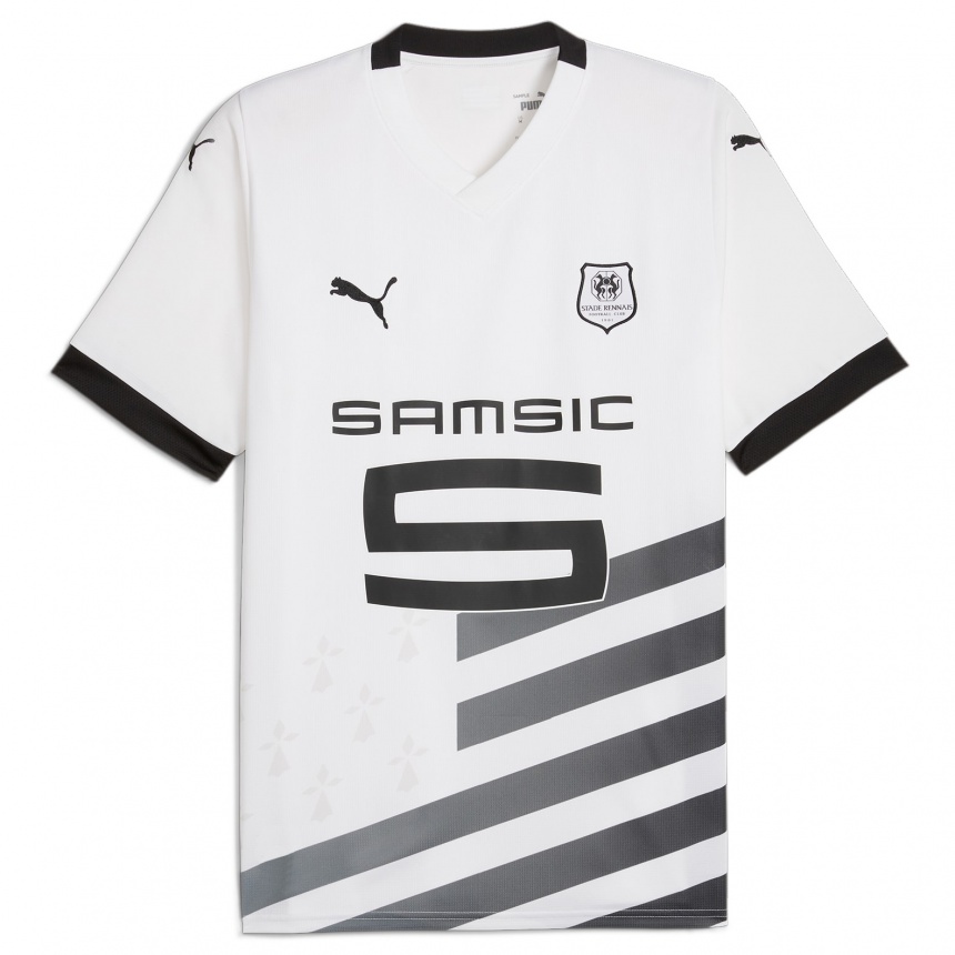 Niño Fútbol Camiseta Ibrahim Salah #34 Blanco 2ª Equipación 2023/24 Perú