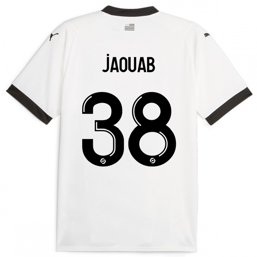 Niño Fútbol Camiseta Mohamed Jaouab #38 Blanco 2ª Equipación 2023/24 Perú