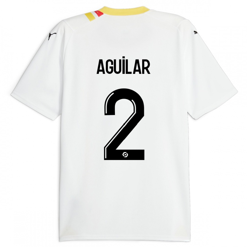 Niño Fútbol Camiseta Ruben Aguilar #2 Negro 2ª Equipación 2023/24 Perú