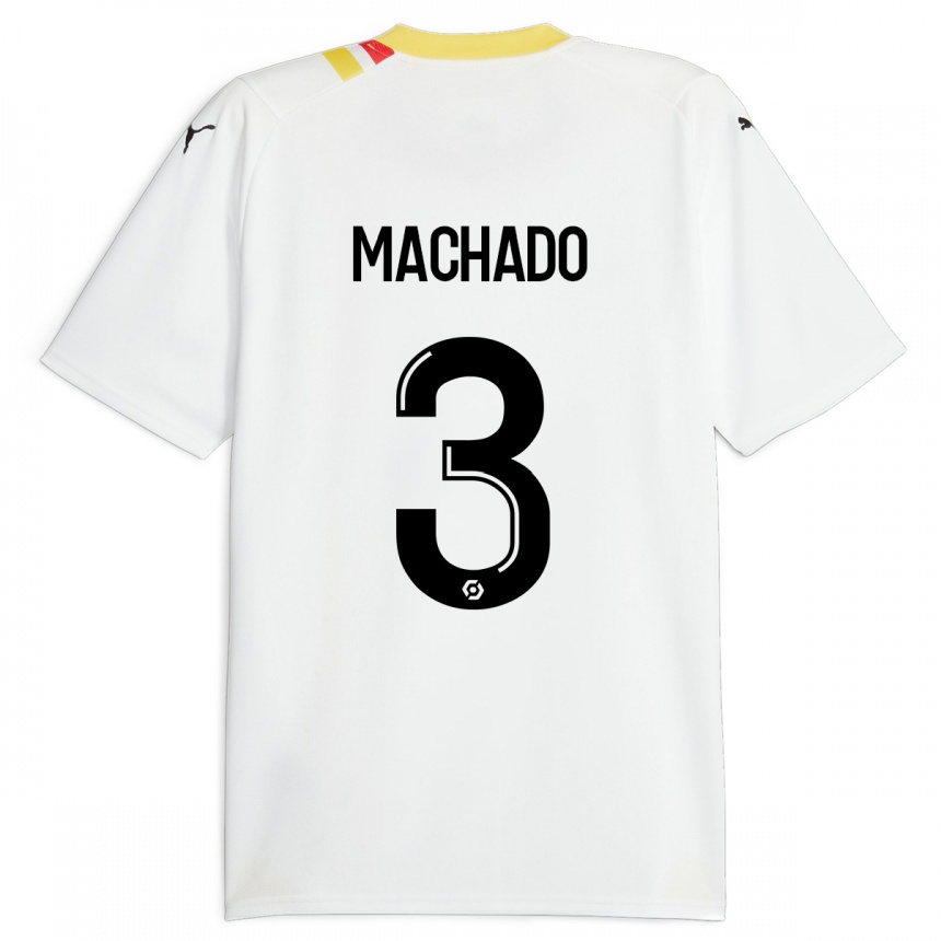 Niño Fútbol Camiseta Deiver Machado #3 Negro 2ª Equipación 2023/24 Perú