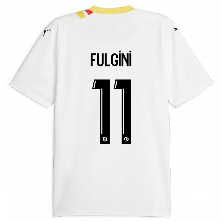 Niño Fútbol Camiseta Angelo Fulgini #11 Negro 2ª Equipación 2023/24 Perú