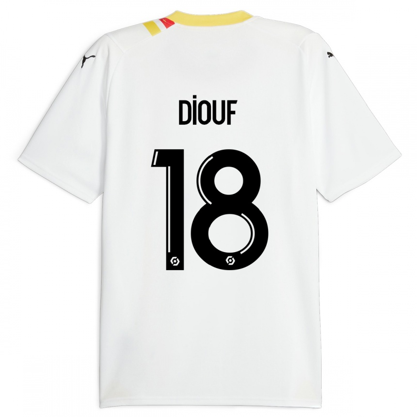 Niño Fútbol Camiseta Andy Diouf #18 Negro 2ª Equipación 2023/24 Perú