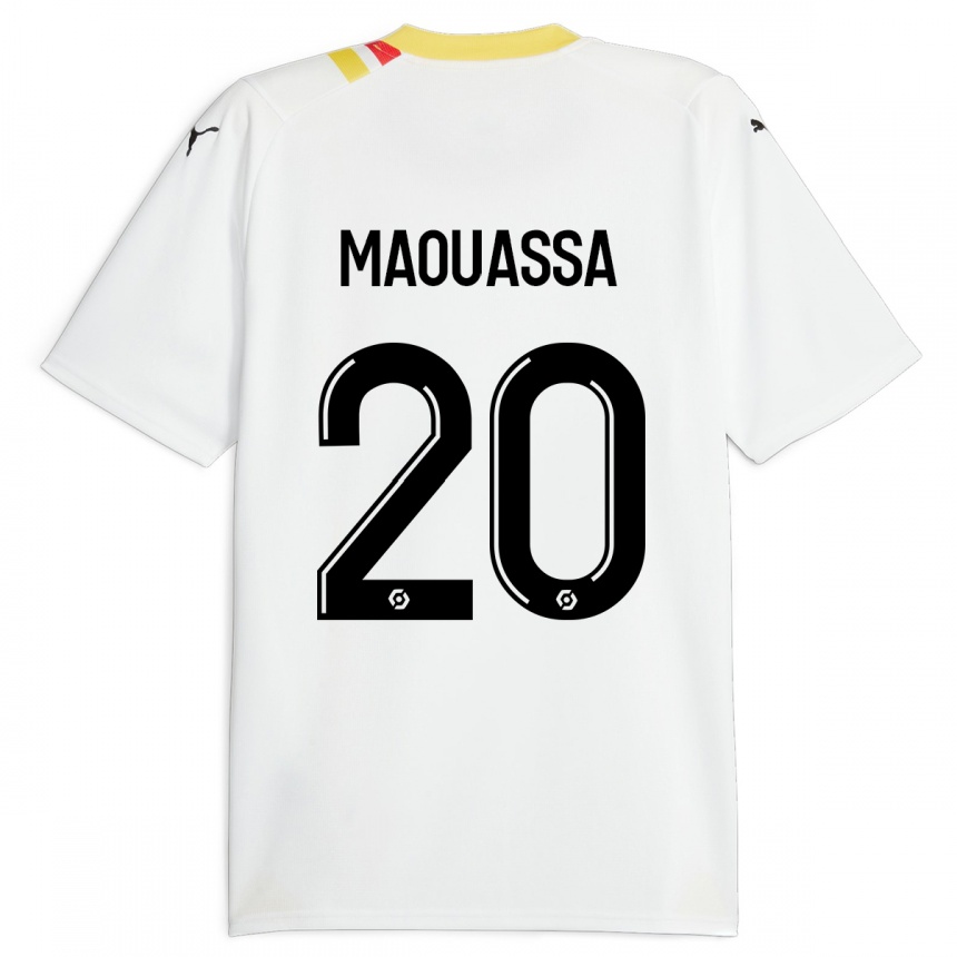 Niño Fútbol Camiseta Faitout Maouassa #20 Negro 2ª Equipación 2023/24 Perú