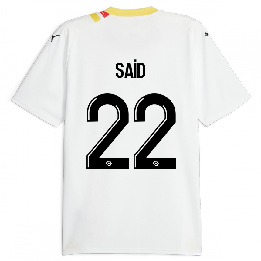 Niño Fútbol Camiseta Wesley Saïd #22 Negro 2ª Equipación 2023/24 Perú