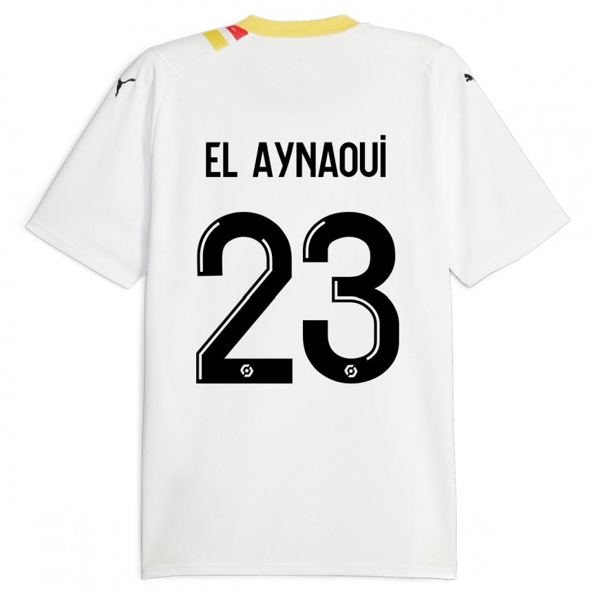 Niño Fútbol Camiseta Neil El Aynaoui #23 Negro 2ª Equipación 2023/24 Perú