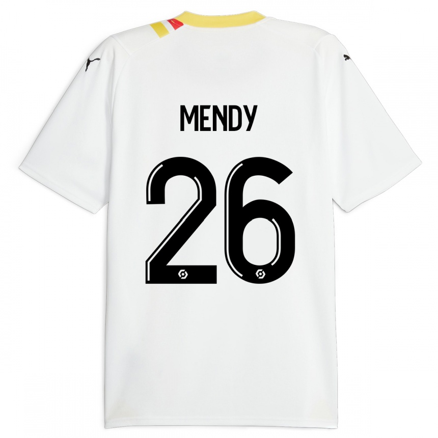 Niño Fútbol Camiseta Nampalys Mendy #26 Negro 2ª Equipación 2023/24 Perú