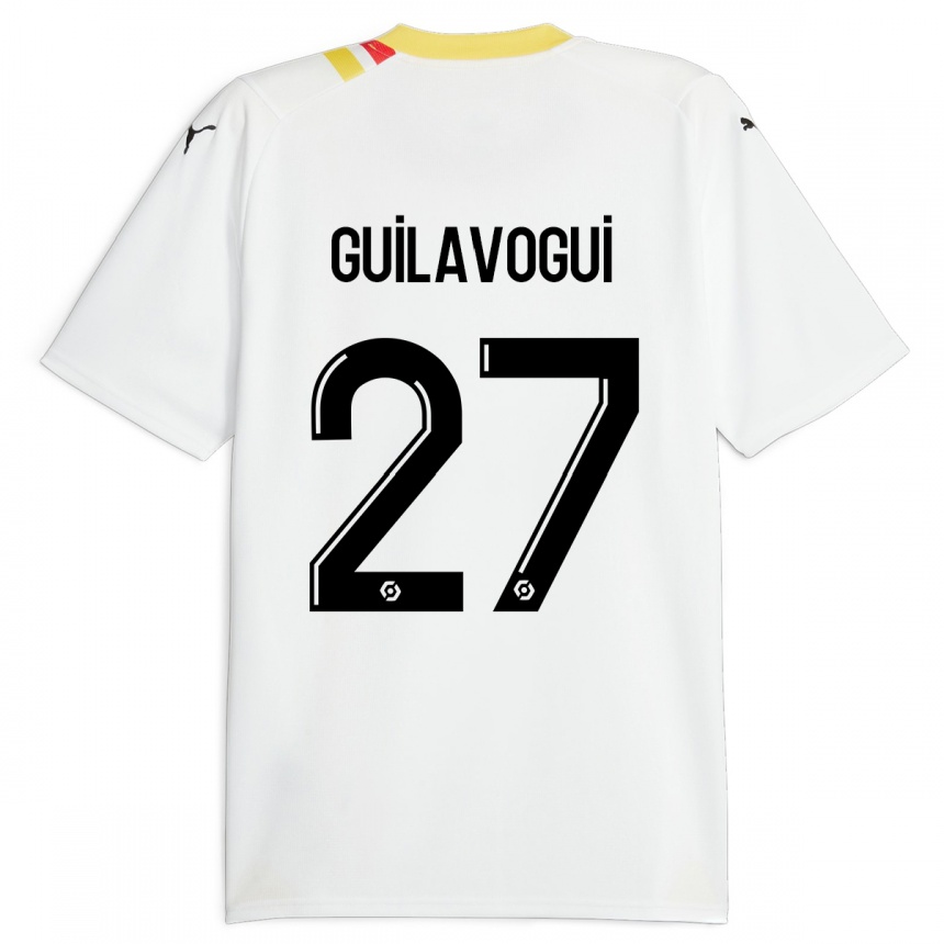 Niño Fútbol Camiseta Morgan Guilavogui #27 Negro 2ª Equipación 2023/24 Perú