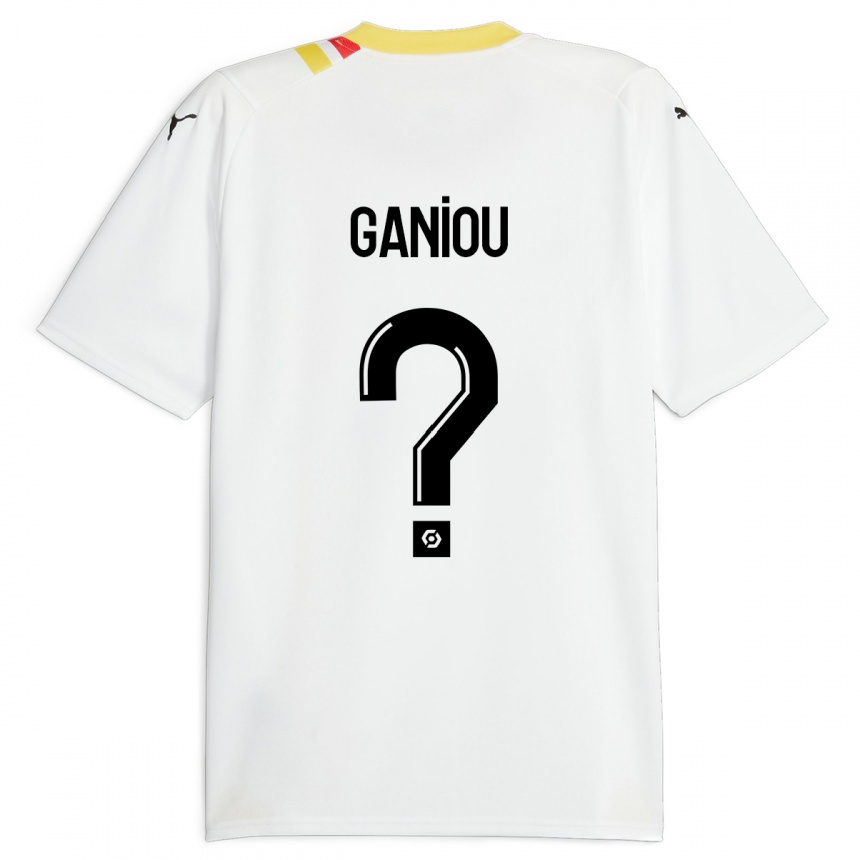 Niño Fútbol Camiseta Ismaëlo Ganiou #0 Negro 2ª Equipación 2023/24 Perú