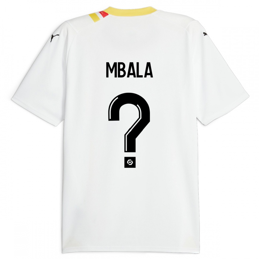 Niño Fútbol Camiseta Keny Mbala #0 Negro 2ª Equipación 2023/24 Perú