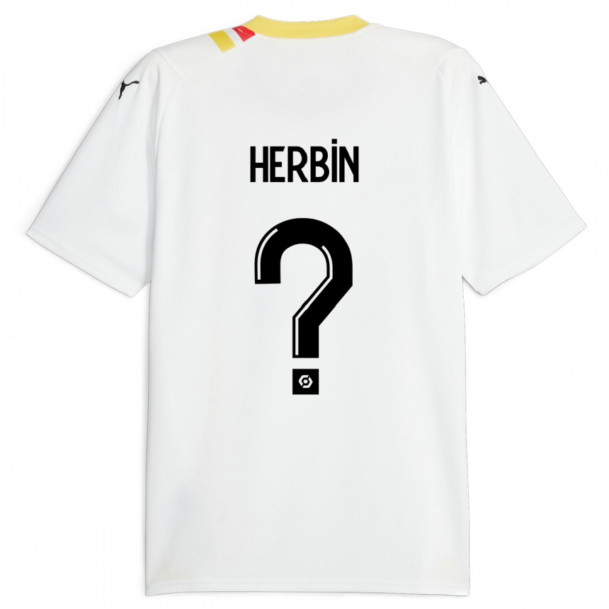 Niño Fútbol Camiseta Grégoire Herbin #0 Negro 2ª Equipación 2023/24 Perú