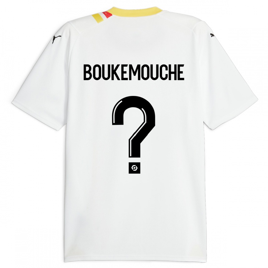 Niño Fútbol Camiseta Amine Boukemouche #0 Negro 2ª Equipación 2023/24 Perú