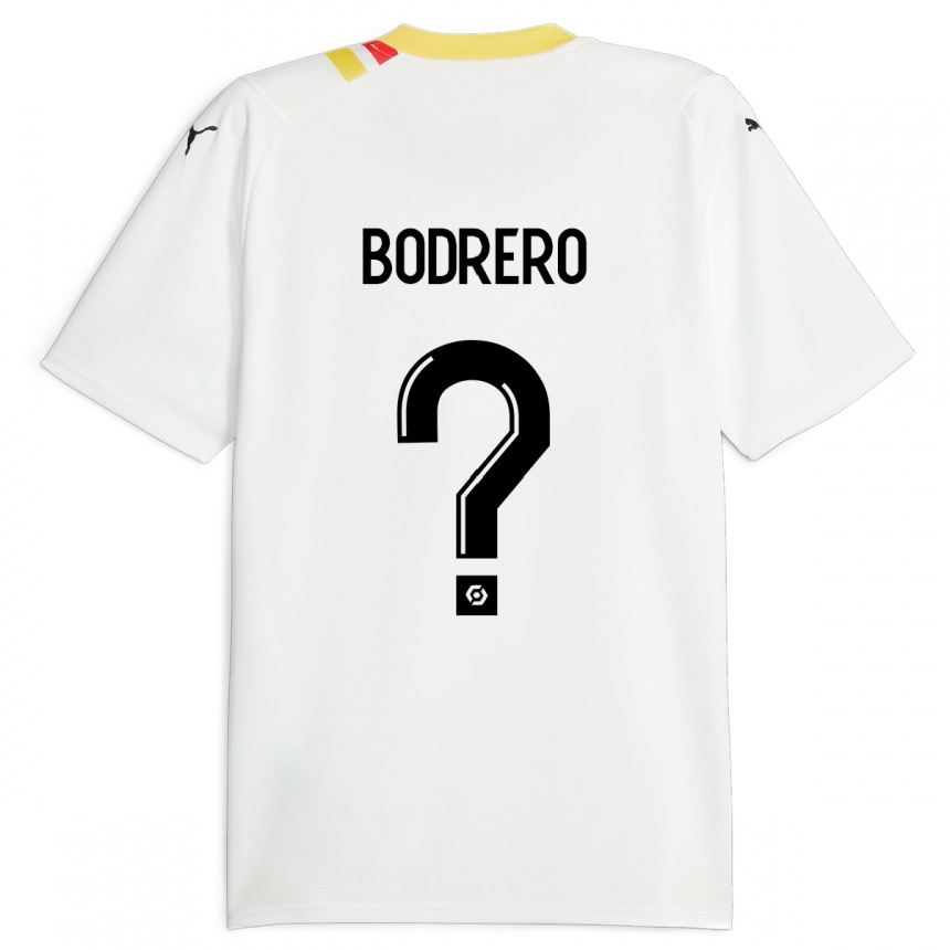 Niño Fútbol Camiseta Constant Bodrero #0 Negro 2ª Equipación 2023/24 Perú