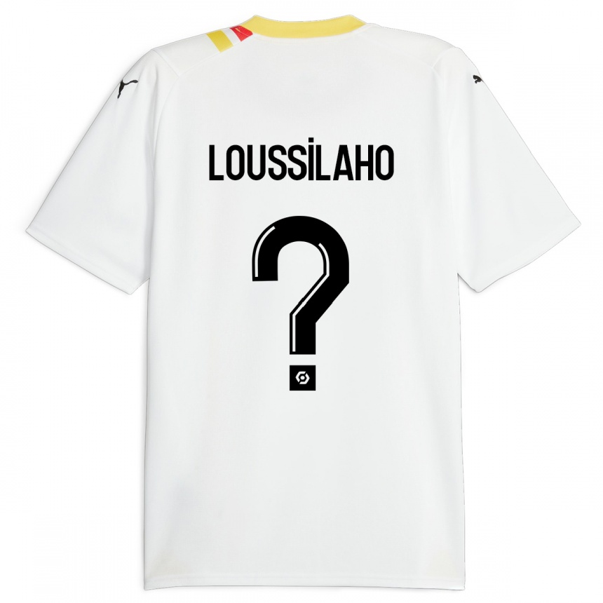 Niño Fútbol Camiseta Lenny Dziki Loussilaho #0 Negro 2ª Equipación 2023/24 Perú