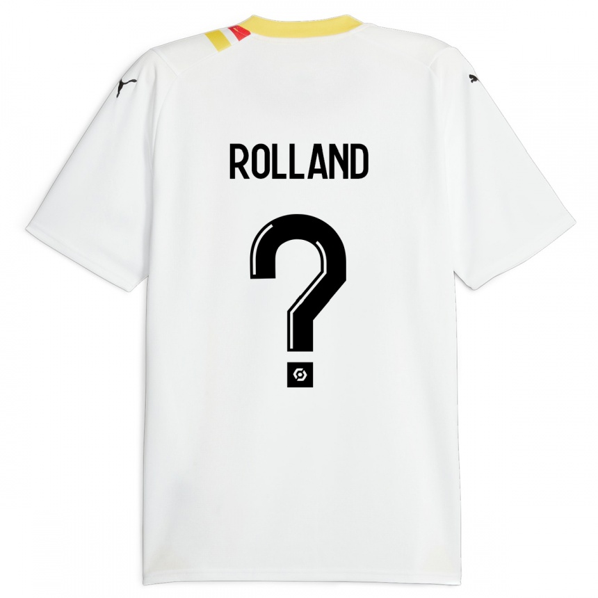 Niño Fútbol Camiseta Paul Rolland #0 Negro 2ª Equipación 2023/24 Perú