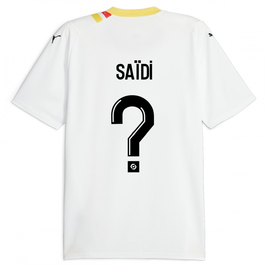 Niño Fútbol Camiseta Kahissa Saïdi #0 Negro 2ª Equipación 2023/24 Perú