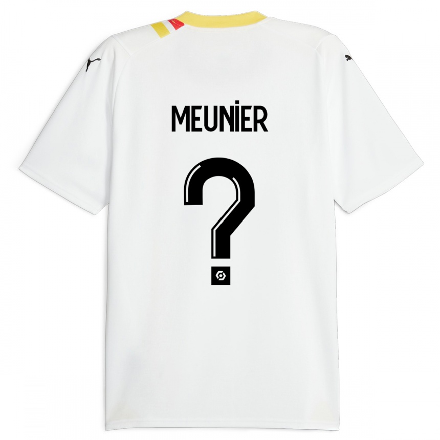 Niño Fútbol Camiseta Jennifer Meunier #0 Negro 2ª Equipación 2023/24 Perú