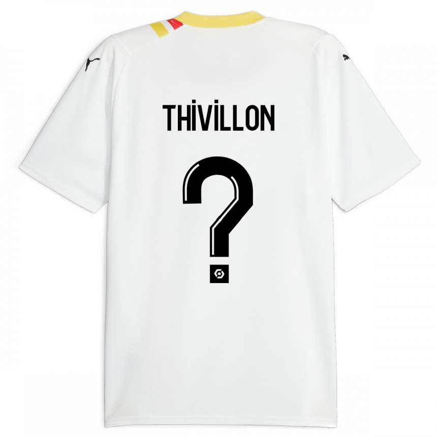 Niño Fútbol Camiseta Lina Thivillon #0 Negro 2ª Equipación 2023/24 Perú