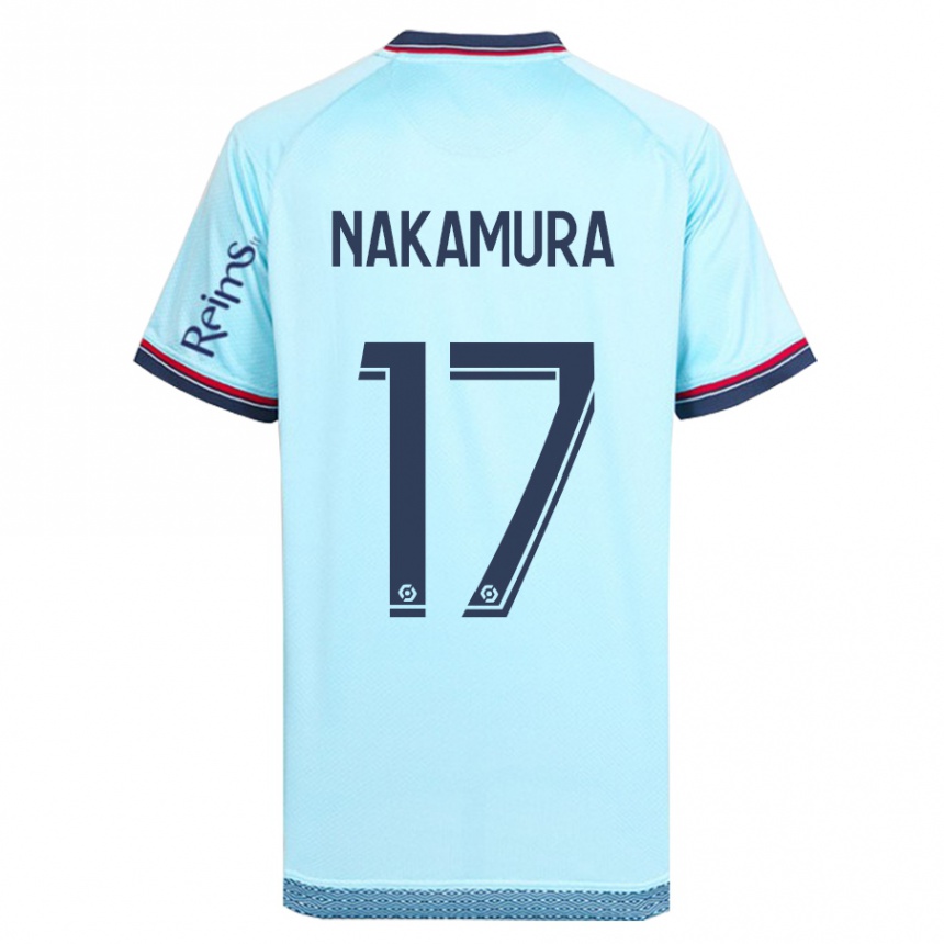 Niño Fútbol Camiseta Keito Nakamura #17 Cielo Azul 2ª Equipación 2023/24 Perú