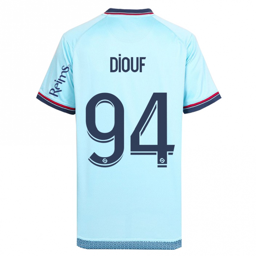 Niño Fútbol Camiseta Yehvann Diouf #94 Cielo Azul 2ª Equipación 2023/24 Perú