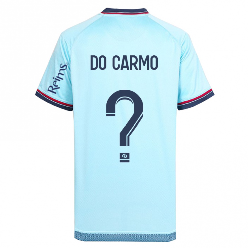 Niño Fútbol Camiseta Sophian Do Carmo #0 Cielo Azul 2ª Equipación 2023/24 Perú