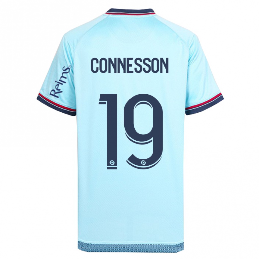 Niño Fútbol Camiseta Adele Connesson #19 Cielo Azul 2ª Equipación 2023/24 Perú