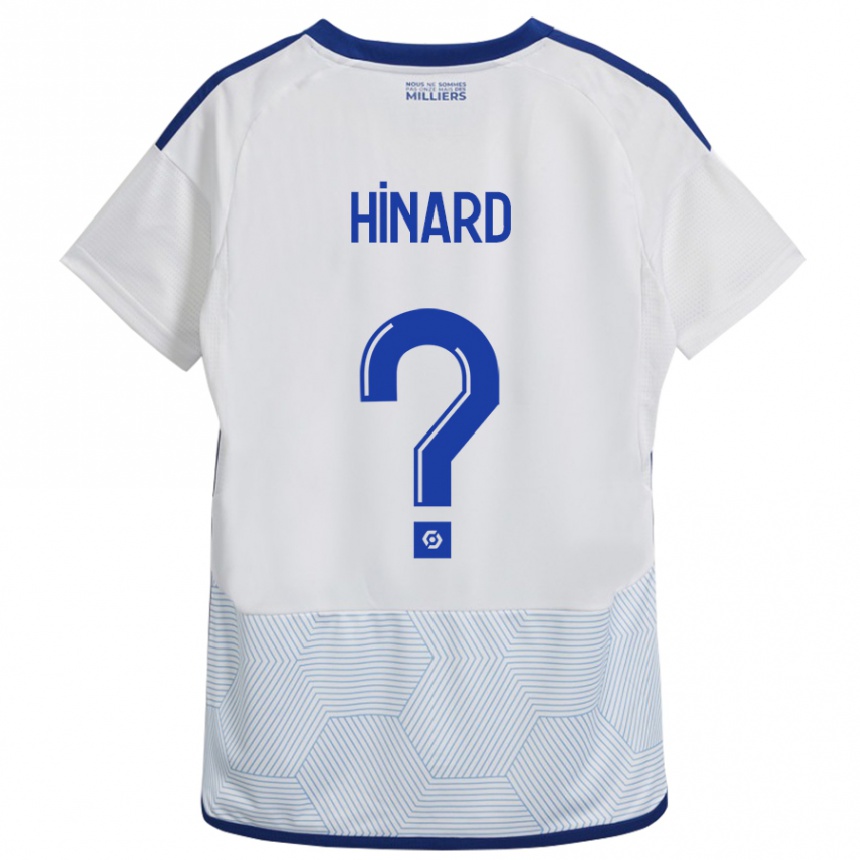 Niño Fútbol Camiseta Noa Hinard #0 Blanco 2ª Equipación 2023/24 Perú