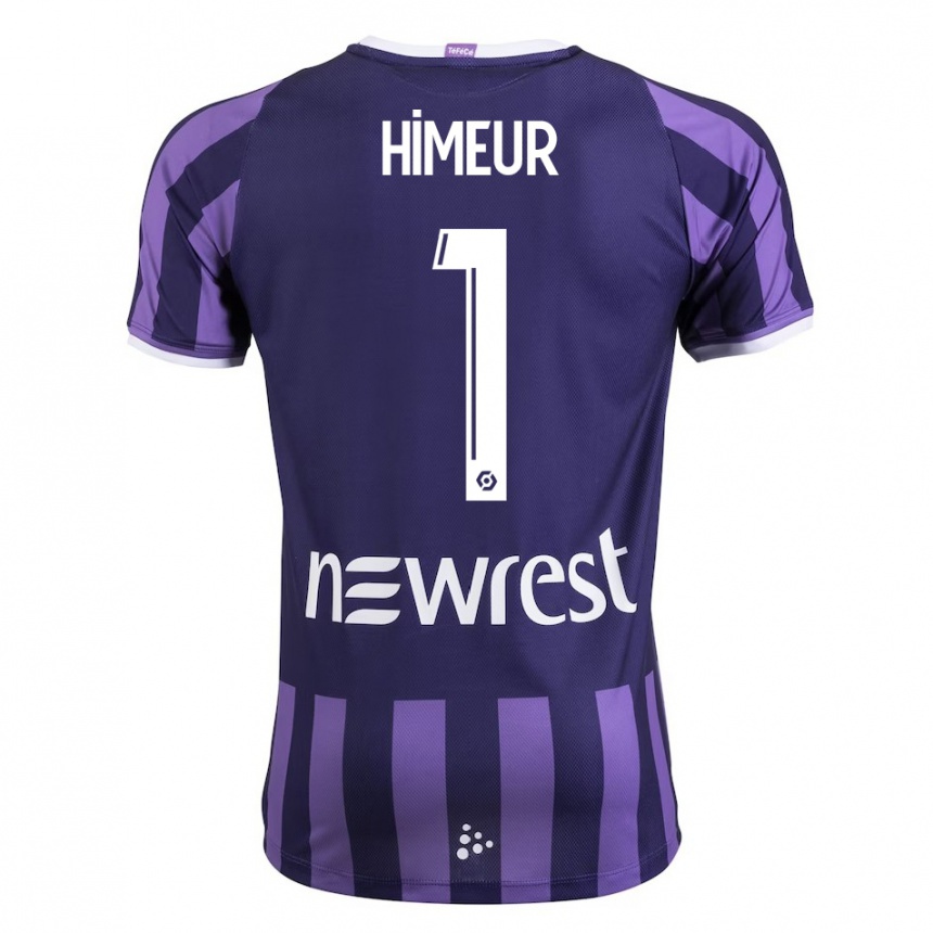 Niño Fútbol Camiseta Thomas Himeur #1 Morado 2ª Equipación 2023/24 Perú