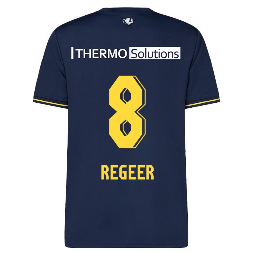 Niño Fútbol Camiseta Youri Regeer #8 Armada 2ª Equipación 2023/24 Perú