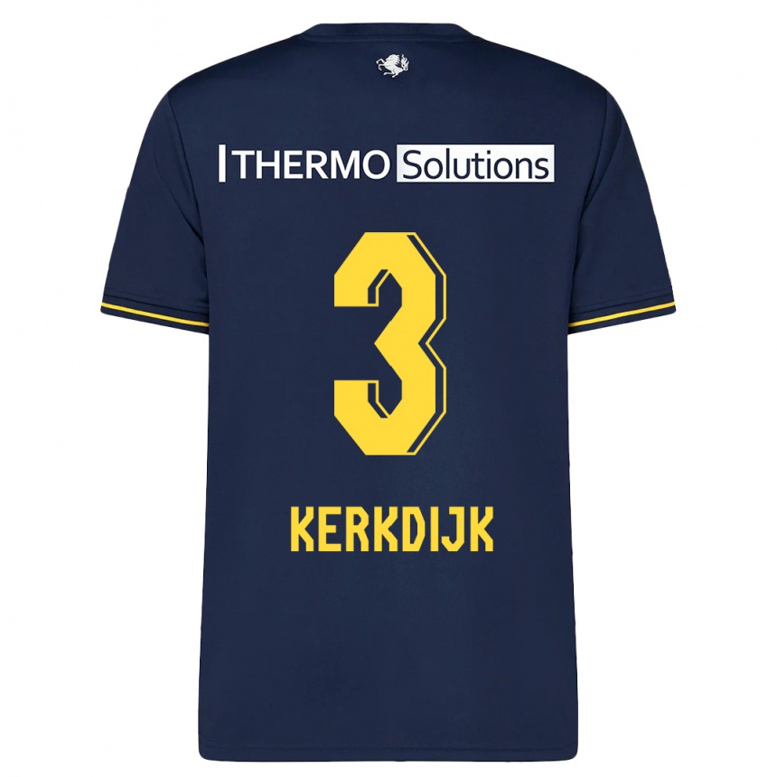 Niño Fútbol Camiseta Danique Kerkdijk #3 Armada 2ª Equipación 2023/24 Perú