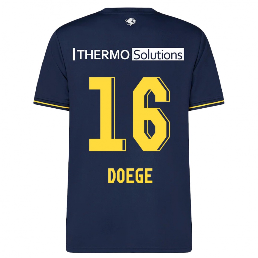 Niño Fútbol Camiseta Leonie Doege #16 Armada 2ª Equipación 2023/24 Perú