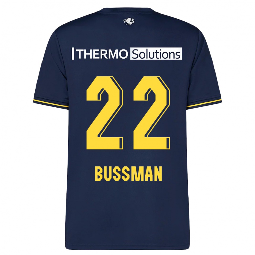 Niño Fútbol Camiseta Fiene Bussman #22 Armada 2ª Equipación 2023/24 Perú