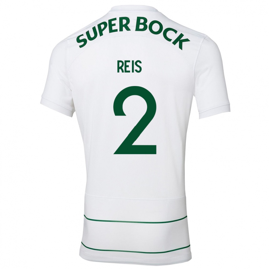 Niño Fútbol Camiseta Matheus Reis #2 Blanco 2ª Equipación 2023/24 Perú