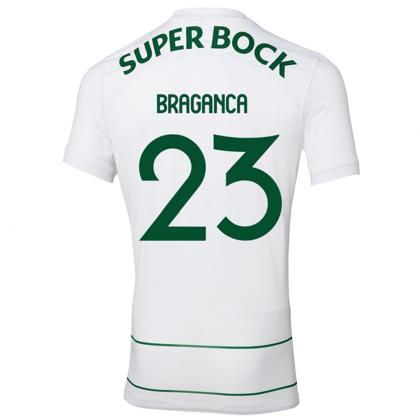 Niño Fútbol Camiseta Daniel Bragança #23 Blanco 2ª Equipación 2023/24 Perú