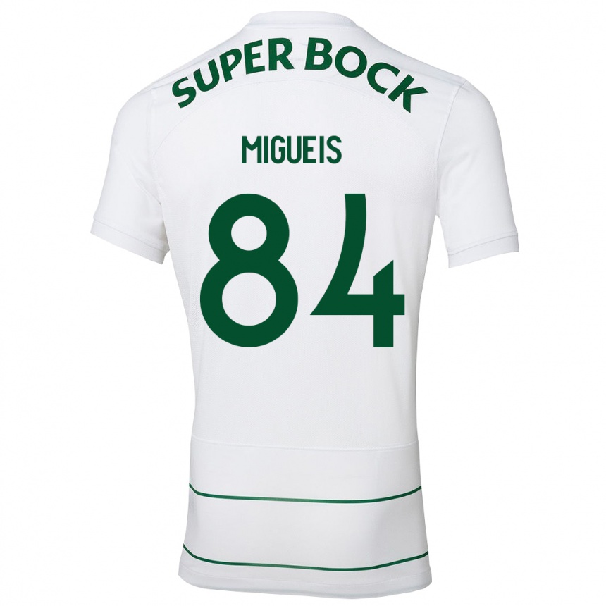 Niño Fútbol Camiseta Pedro Miguéis #84 Blanco 2ª Equipación 2023/24 Perú