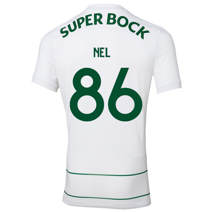 Niño Fútbol Camiseta Rafael Nel #86 Blanco 2ª Equipación 2023/24 Perú