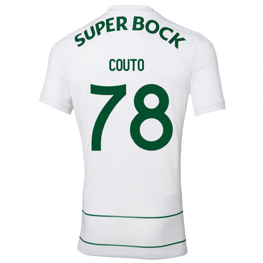 Niño Fútbol Camiseta Mauro Couto #78 Blanco 2ª Equipación 2023/24 Perú