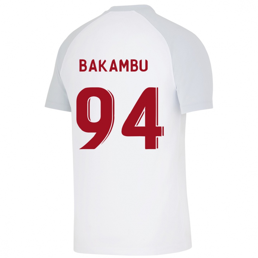 Niño Fútbol Camiseta Cedric Bakambu #94 Blanco 2ª Equipación 2023/24 Perú