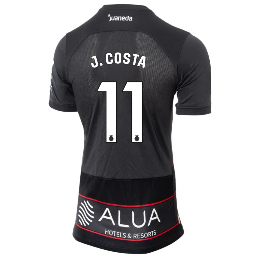 Niño Fútbol Camiseta Jaume Costa #11 Negro 2ª Equipación 2023/24 Perú