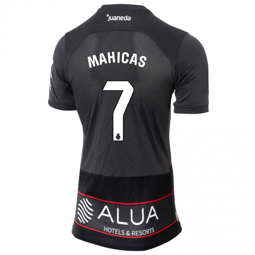 Niño Fútbol Camiseta Julián Mahicas #7 Negro 2ª Equipación 2023/24 Perú