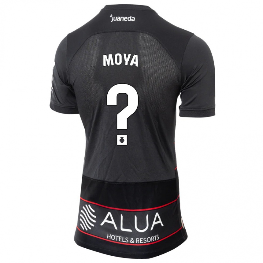 Niño Fútbol Camiseta Pablo Moyá #0 Negro 2ª Equipación 2023/24 Perú