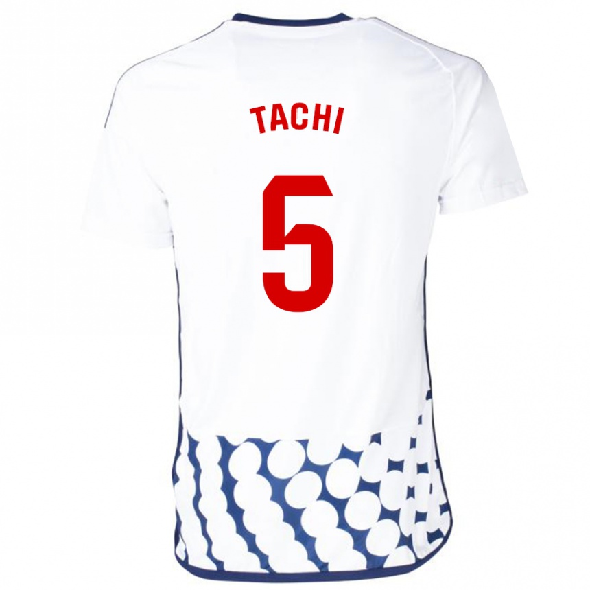 Niño Fútbol Camiseta Tachi #5 Blanco 2ª Equipación 2023/24 Perú