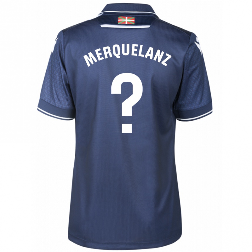 Niño Fútbol Camiseta Martín Merquelanz #0 Armada 2ª Equipación 2023/24 Perú