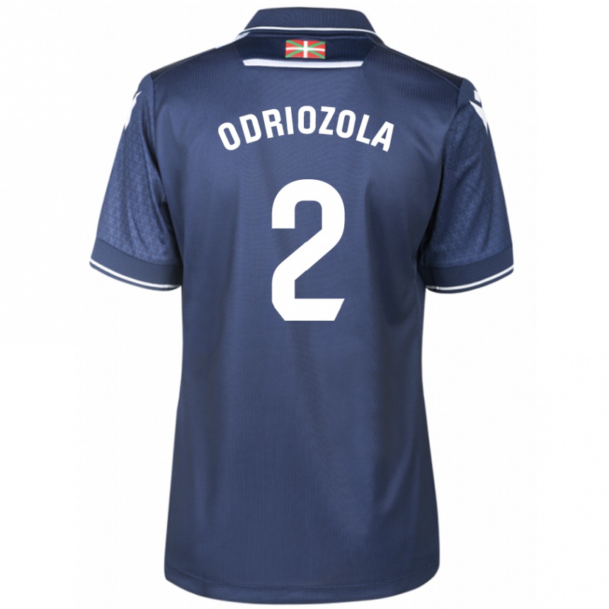 Niño Fútbol Camiseta Alvaro Odriozola #2 Armada 2ª Equipación 2023/24 Perú