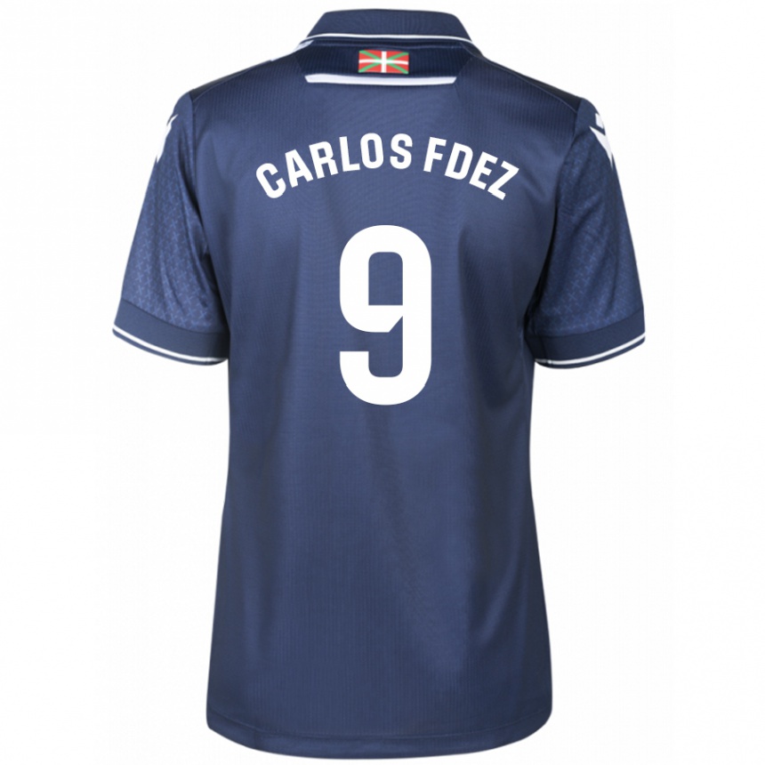 Niño Fútbol Camiseta Carlos Fernández #9 Armada 2ª Equipación 2023/24 Perú