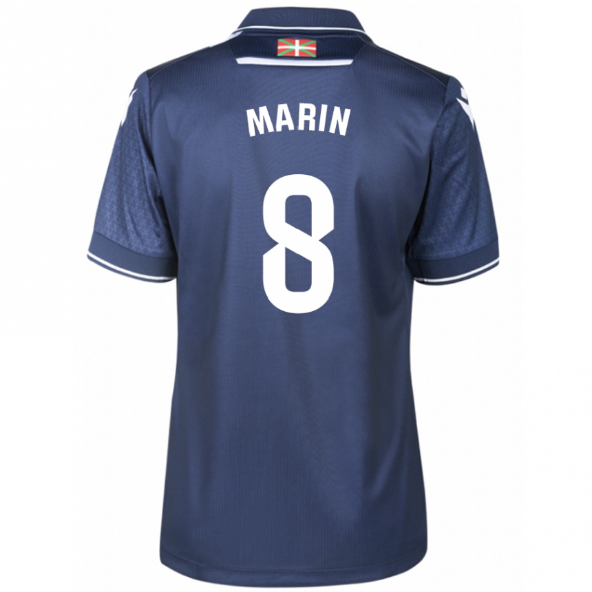 Niño Fútbol Camiseta Pablo Marín #8 Armada 2ª Equipación 2023/24 Perú