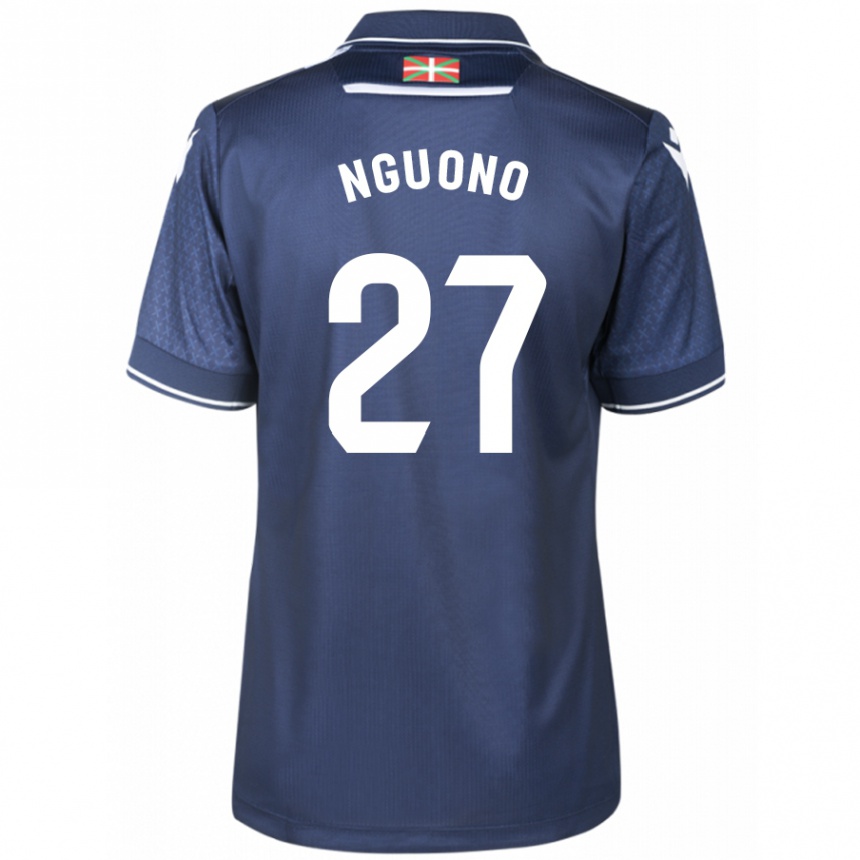 Niño Fútbol Camiseta Job Nguono #27 Armada 2ª Equipación 2023/24 Perú