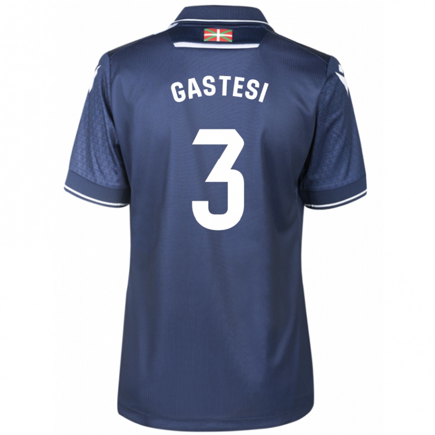 Niño Fútbol Camiseta Gorka Gastesi #3 Armada 2ª Equipación 2023/24 Perú